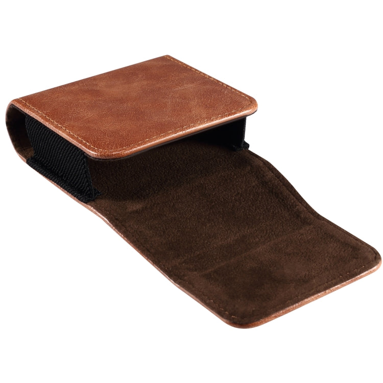 Universal Folding Mobile Phone Waist-mounted Leather Case