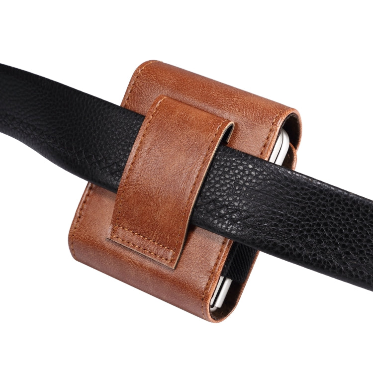 Universal Folding Mobile Phone Waist-mounted Leather Case