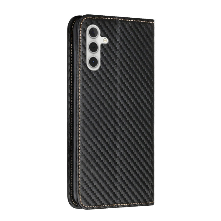 Carbon Fiber Texture Flip Holder Leather Phone Case, For Samsung Galaxy A13 5G, For Samsung Galaxy A33 5G, For Samsung Galaxy A53, For Samsung Galaxy S22 Ultra 5G, For Samsung Galaxy S22 5G, For Samsung Galaxy S22+ 5G, For OPPO A16, For vivo Y21
