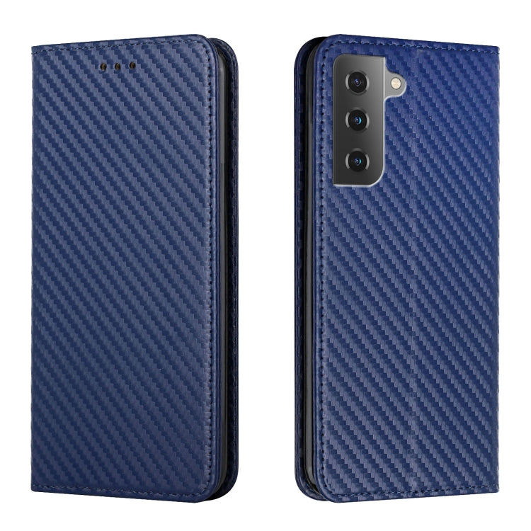 Carbon Fiber Texture Flip Holder Leather Phone Case, For Samsung Galaxy A13 5G, For Samsung Galaxy A33 5G, For Samsung Galaxy A53, For Samsung Galaxy S22 Ultra 5G, For Samsung Galaxy S22 5G, For Samsung Galaxy S22+ 5G, For OPPO A16, For vivo Y21