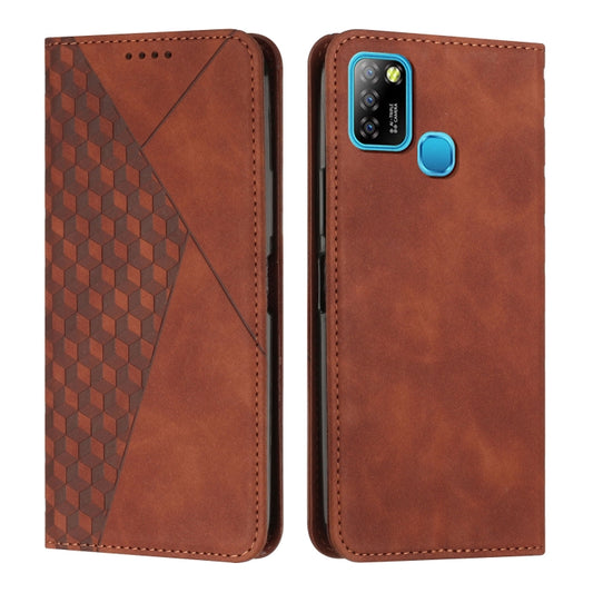 Diamond Splicing Skin Feel Magnetic Leather Phone Case, For Infinix Hot 10 Lite / Smart 5 2020, For Infinix Hot 10i, For Infinix Hot 11, For Infinix Hot 11 Play/10 Play/Smart 5 2021, For Infinix Hot 11S, For Infinix Hot 11S NFC                         ...