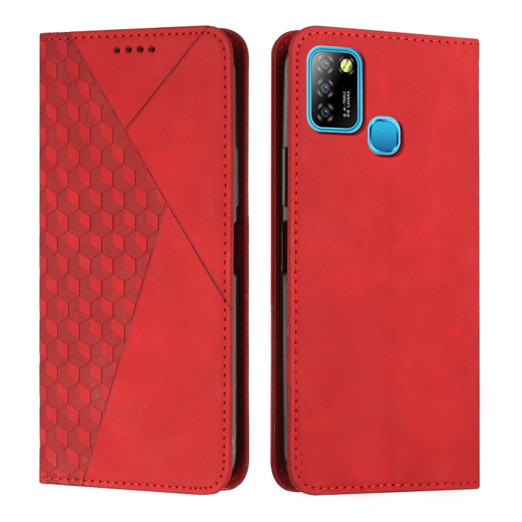 Diamond Splicing Skin Feel Magnetic Leather Phone Case, For Infinix Hot 10 Lite / Smart 5 2020, For Infinix Hot 10i, For Infinix Hot 11, For Infinix Hot 11 Play/10 Play/Smart 5 2021, For Infinix Hot 11S, For Infinix Hot 11S NFC                         ...