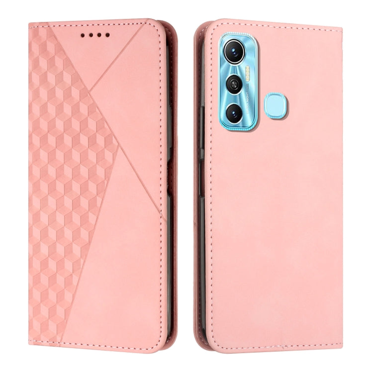 Diamond Splicing Skin Feel Magnetic Leather Phone Case, For Infinix Hot 10 Lite / Smart 5 2020, For Infinix Hot 10i, For Infinix Hot 11, For Infinix Hot 11 Play/10 Play/Smart 5 2021, For Infinix Hot 11S, For Infinix Hot 11S NFC                         ...