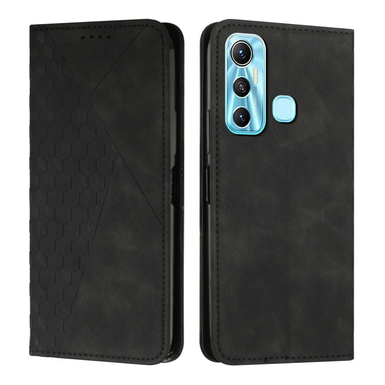 Diamond Splicing Skin Feel Magnetic Leather Phone Case, For Infinix Hot 10 Lite / Smart 5 2020, For Infinix Hot 10i, For Infinix Hot 11, For Infinix Hot 11 Play/10 Play/Smart 5 2021, For Infinix Hot 11S, For Infinix Hot 11S NFC                         ...