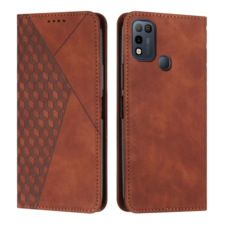 Diamond Splicing Skin Feel Magnetic Leather Phone Case, For Infinix Hot 10 Lite / Smart 5 2020, For Infinix Hot 10i, For Infinix Hot 11, For Infinix Hot 11 Play/10 Play/Smart 5 2021, For Infinix Hot 11S, For Infinix Hot 11S NFC                         ...
