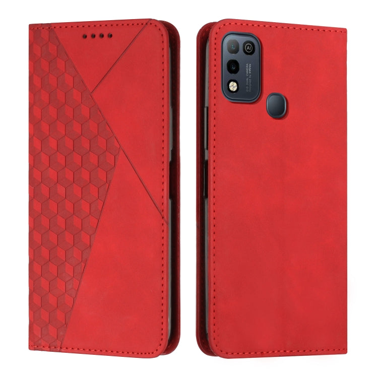 Diamond Splicing Skin Feel Magnetic Leather Phone Case, For Infinix Hot 10 Lite / Smart 5 2020, For Infinix Hot 10i, For Infinix Hot 11, For Infinix Hot 11 Play/10 Play/Smart 5 2021, For Infinix Hot 11S, For Infinix Hot 11S NFC                         ...