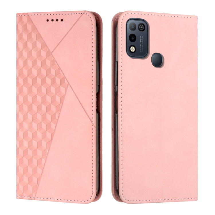 Diamond Splicing Skin Feel Magnetic Leather Phone Case, For Infinix Hot 10 Lite / Smart 5 2020, For Infinix Hot 10i, For Infinix Hot 11, For Infinix Hot 11 Play/10 Play/Smart 5 2021, For Infinix Hot 11S, For Infinix Hot 11S NFC                         ...