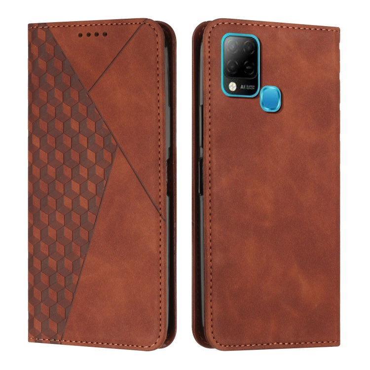 Diamond Splicing Skin Feel Magnetic Leather Phone Case, For Infinix Hot 10 Lite / Smart 5 2020, For Infinix Hot 10i, For Infinix Hot 11, For Infinix Hot 11 Play/10 Play/Smart 5 2021, For Infinix Hot 11S, For Infinix Hot 11S NFC                         ...