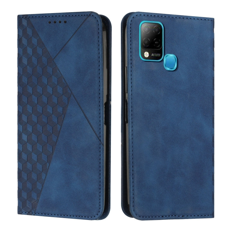 Diamond Splicing Skin Feel Magnetic Leather Phone Case, For Infinix Hot 10 Lite / Smart 5 2020, For Infinix Hot 10i, For Infinix Hot 11, For Infinix Hot 11 Play/10 Play/Smart 5 2021, For Infinix Hot 11S, For Infinix Hot 11S NFC                         ...