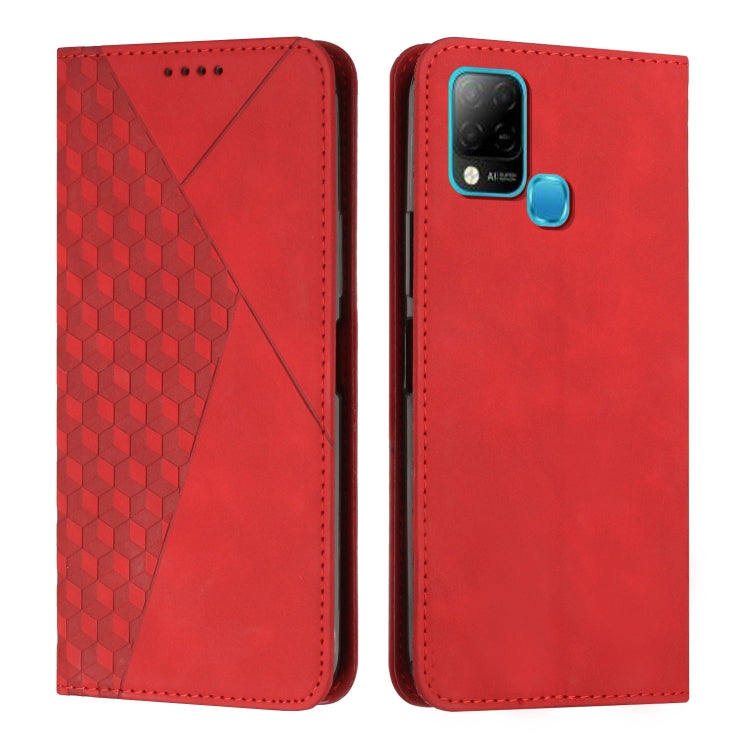 Diamond Splicing Skin Feel Magnetic Leather Phone Case, For Infinix Hot 10 Lite / Smart 5 2020, For Infinix Hot 10i, For Infinix Hot 11, For Infinix Hot 11 Play/10 Play/Smart 5 2021, For Infinix Hot 11S, For Infinix Hot 11S NFC                         ...