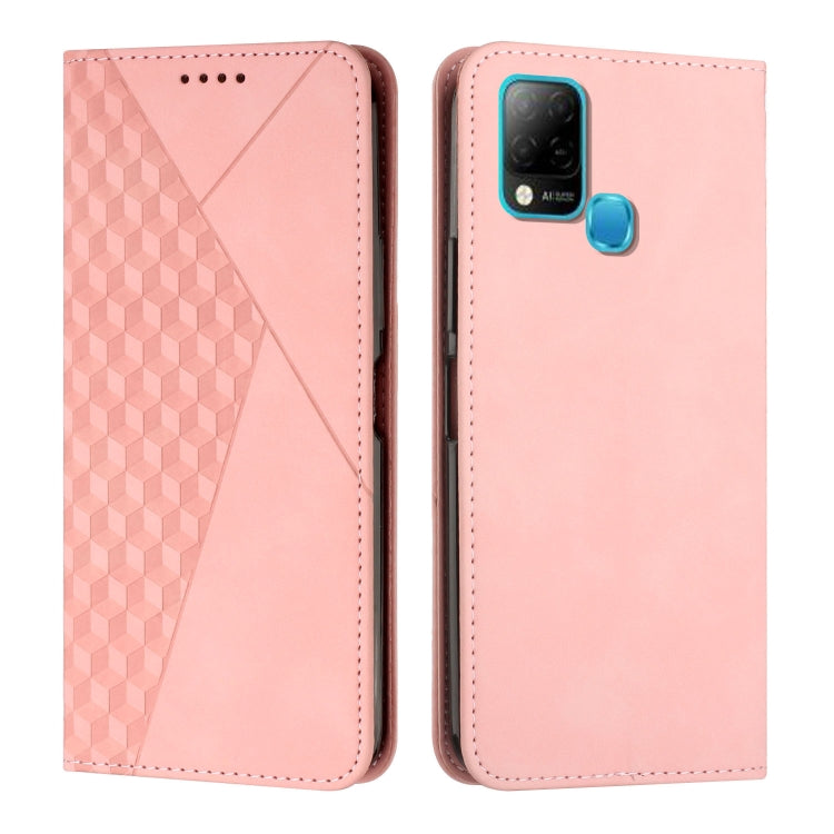 Diamond Splicing Skin Feel Magnetic Leather Phone Case, For Infinix Hot 10 Lite / Smart 5 2020, For Infinix Hot 10i, For Infinix Hot 11, For Infinix Hot 11 Play/10 Play/Smart 5 2021, For Infinix Hot 11S, For Infinix Hot 11S NFC                         ...