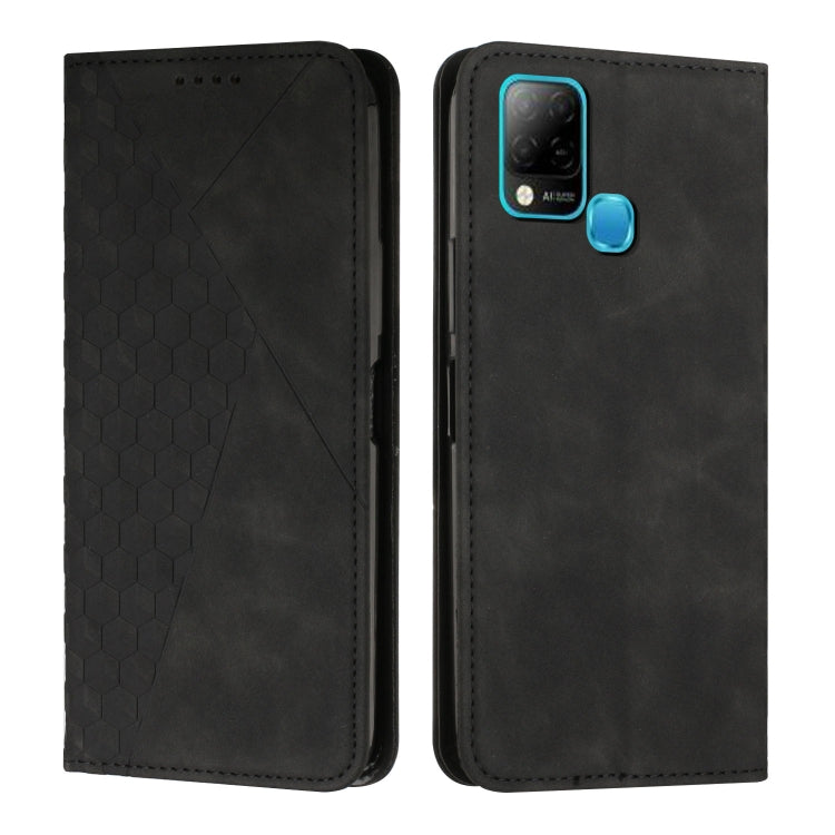 Diamond Splicing Skin Feel Magnetic Leather Phone Case, For Infinix Hot 10 Lite / Smart 5 2020, For Infinix Hot 10i, For Infinix Hot 11, For Infinix Hot 11 Play/10 Play/Smart 5 2021, For Infinix Hot 11S, For Infinix Hot 11S NFC                         ...