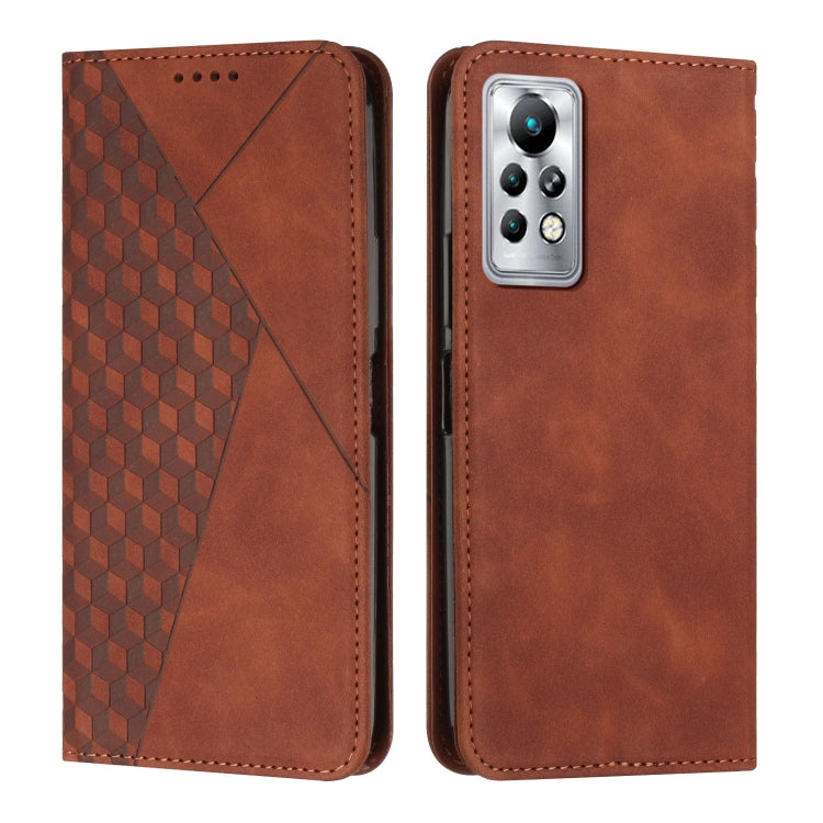 Diamond Splicing Skin Feel Magnetic Leather Phone Case, For Infinix Hot 10 Lite / Smart 5 2020, For Infinix Hot 10i, For Infinix Hot 11, For Infinix Hot 11 Play/10 Play/Smart 5 2021, For Infinix Hot 11S, For Infinix Hot 11S NFC                         ...