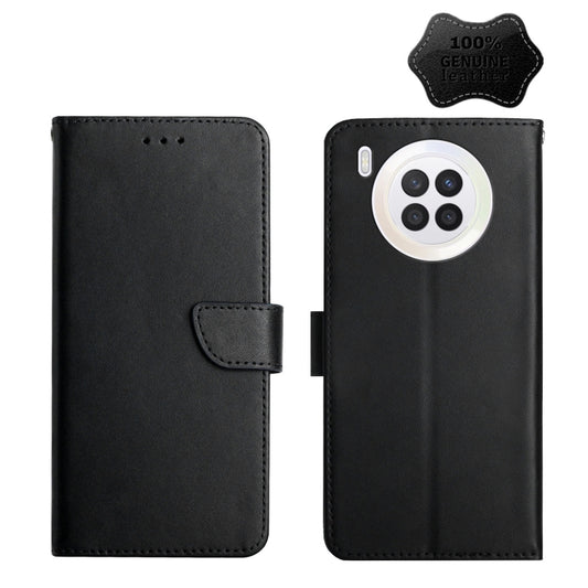 Genuine Leather Fingerprint-proof Horizontal Flip Phone Case, For Huawei Nova 8i/Honor 50 Lite Global, For Huawei P20, For Huawei P20 Lite, For Huawei P20 Pro, For Huawei P30, For Huawei P30 Lite, For Huawei P30 Pro, For Huawei P40, For Huawei P40 Lite...