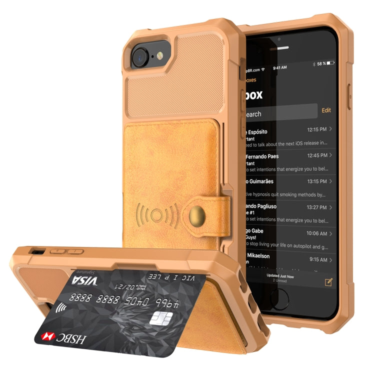 Magnetic Wallet Card Bag Leather Case, For iPhone 11 Pro Max, For iPhone X / XS, For iPhone XR, For iPhone XS Max, For iPhone SE 2022 / 2020 / 7 / 8, For iPhone 8 Plus / 7 Plus / 6 Plus