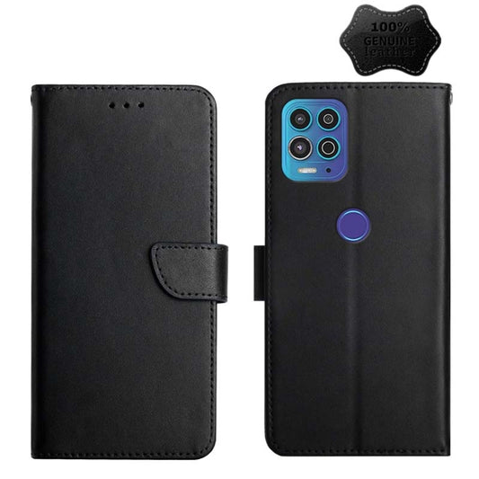 Genuine Leather Fingerprint-proof Horizontal Flip Phone Case, For Motorola Moto G100, For Motorola Moto E7, For Motorola Moto E7 Power, For Motorola Moto E40, For Motorola Moto Edge 20, For Motorola Moto Edge 20 Lite, For Motorola Moto Edge 20 Pro