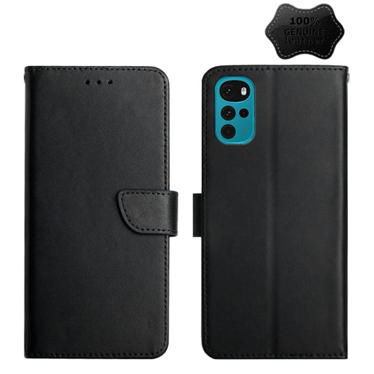 Genuine Leather Fingerprint-proof Horizontal Flip Phone Case, For Motorola Moto G22, For Motorola Moto G31 / G41, For Motorola Moto G51 5G, For Motorola Moto G71 5G, For Motorola Moto G200 5G