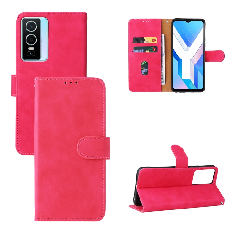 Skin Feel Magnetic Flip Leather Phone Case, For TCL 30 5G/30+ 5G, For TCL 30 SE, For vivo Y76 5G/Y76S 5G/Y74S, For Wiko Y52, For Samsung Galaxy M23 5G