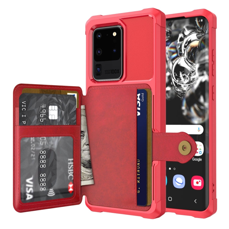 Magnetic Wallet Card Bag Leather Phone Case, For Samsung Galaxy S21 5G, For Samsung Galaxy S21+ 5G, For Samsung Galaxy S21 Ultra 5G, For Samsung Galaxy S20, For Samsung Galaxy S20+, For Samsung Galaxy S20 Ultra, For Samsung Galaxy Note20               ...