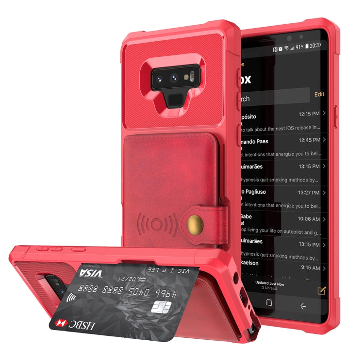 Magnetic Wallet Card Bag Leather Phone Case, For Samsung Galaxy Note10+, For Samsung Galaxy S10, For Samsung Galaxy S10e, For Samsung Galaxy S10+, For Samsung Galaxy Note9, For Samsung Galaxy S9, For Samsung Galaxy S9+, For Samsung Galaxy A12          ...