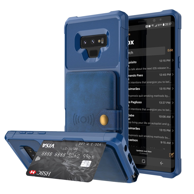 Magnetic Wallet Card Bag Leather Phone Case, For Samsung Galaxy Note10+, For Samsung Galaxy S10, For Samsung Galaxy S10e, For Samsung Galaxy S10+, For Samsung Galaxy Note9, For Samsung Galaxy S9, For Samsung Galaxy S9+, For Samsung Galaxy A12          ...