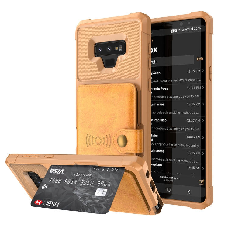 Magnetic Wallet Card Bag Leather Phone Case, For Samsung Galaxy Note10+, For Samsung Galaxy S10, For Samsung Galaxy S10e, For Samsung Galaxy S10+, For Samsung Galaxy Note9, For Samsung Galaxy S9, For Samsung Galaxy S9+, For Samsung Galaxy A12          ...