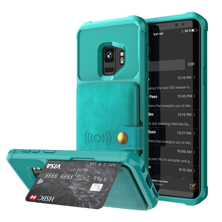Magnetic Wallet Card Bag Leather Phone Case, For Samsung Galaxy Note10+, For Samsung Galaxy S10, For Samsung Galaxy S10e, For Samsung Galaxy S10+, For Samsung Galaxy Note9, For Samsung Galaxy S9, For Samsung Galaxy S9+, For Samsung Galaxy A12          ...