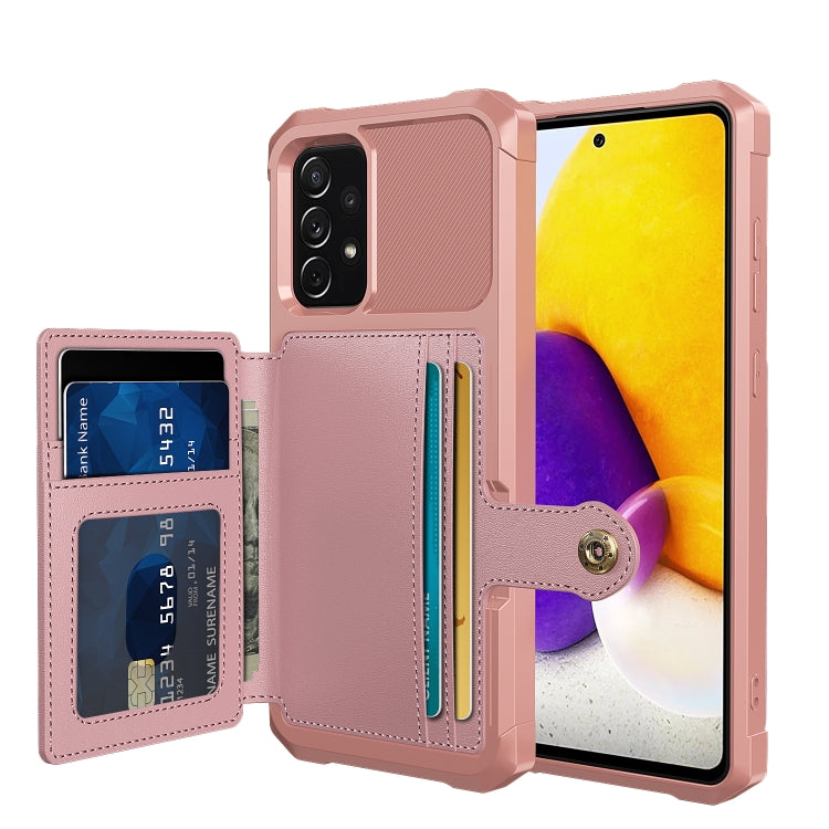 Magnetic Wallet Card Bag Leather Phone Case, For Samsung Galaxy A72 5G / 4G, For Samsung Galaxy S21 FE 5G