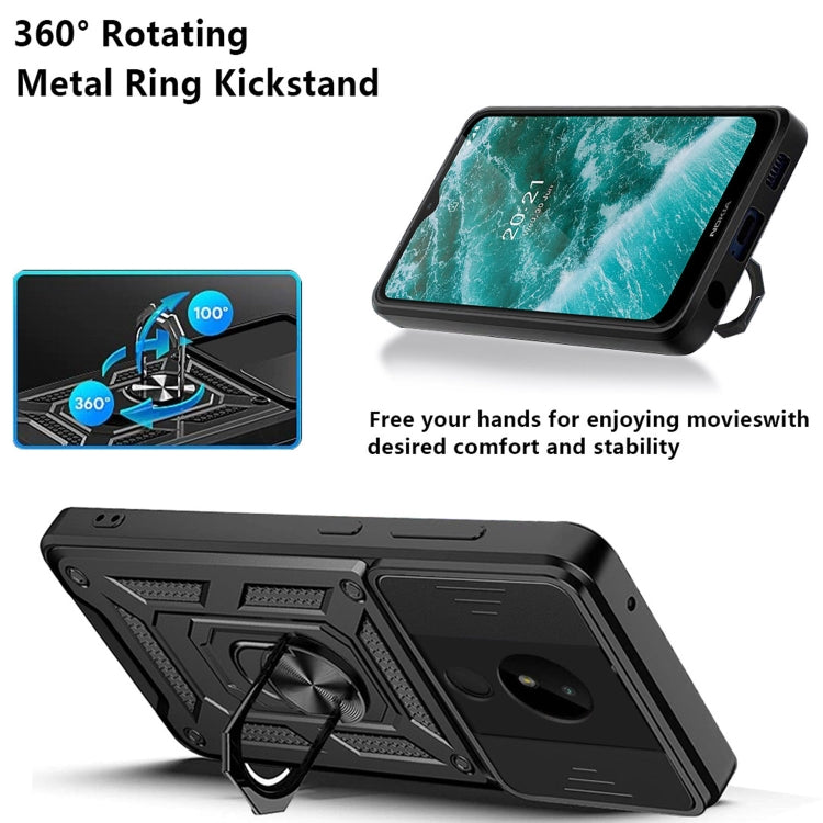 Sliding Camera Cover Design TPU+PC Phone Case, For Nokia C10, For Nokia C30, For Nokia G10 / G20, For OPPO Realme 9 Pro+, For OPPO Realme 9i/A36