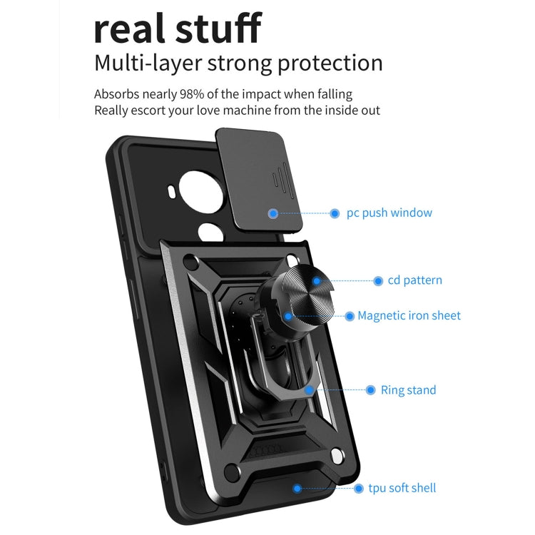 Sliding Camera Cover Design TPU+PC Phone Case, For Nokia C10, For Nokia C30, For Nokia G10 / G20, For OPPO Realme 9 Pro+, For OPPO Realme 9i/A36