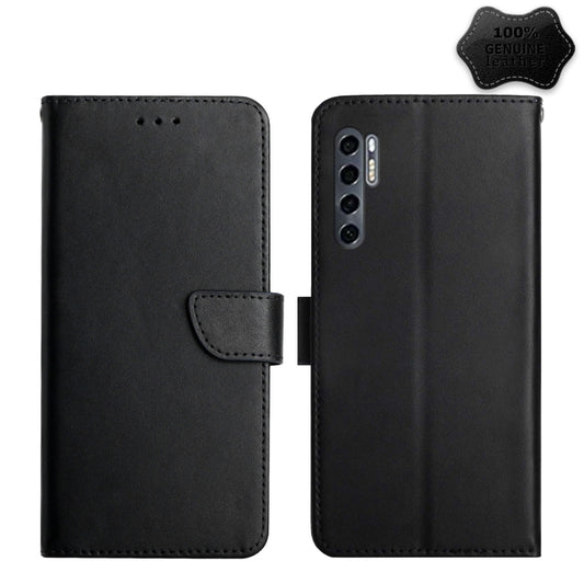 Genuine Leather Fingerprint-proof Flip Phone Case, For TCL 20 Pro 5G, For TCL 20 R 5G, For TCL 20 SE, For TCL 20L+, For TCL 10 SE, For TCL 30 SE, For TCL 205