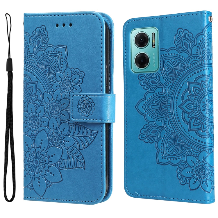 7-petal Flowers Embossing Pattern Horizontal Flip Leather Case, For Xiaomi Redmi Note 11E/Redmi 10 Prime+ 5G, For Huawei Nova 9 Pro/Honor 50 Pro, For Infinix Hot 11, For Infinix Note 11, For Infinix Note 11 Pro/Note 11s, For OPPO Realme C35            ...