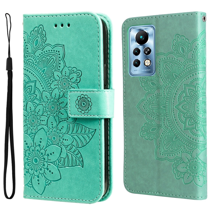 7-petal Flowers Embossing Pattern Horizontal Flip Leather Case, For Xiaomi Redmi Note 11E/Redmi 10 Prime+ 5G, For Huawei Nova 9 Pro/Honor 50 Pro, For Infinix Hot 11, For Infinix Note 11, For Infinix Note 11 Pro/Note 11s, For OPPO Realme C35            ...