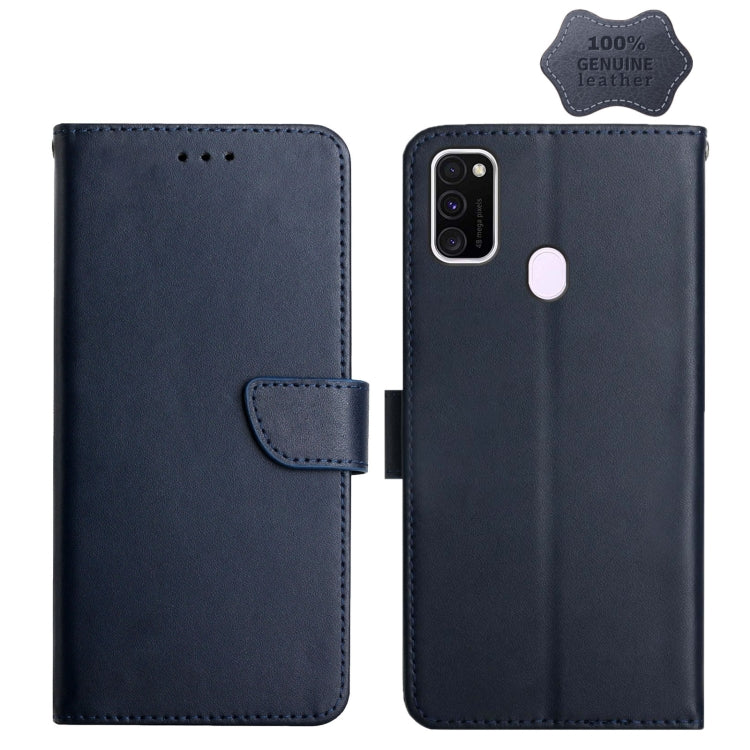Genuine Leather Fingerprint-proof Horizontal Flip Phone Case, For Samsung Galaxy A40, For Samsung Galaxy A41, For Samsung Galaxy A42 5G, For Samsung Galaxy A50, For Samsung Galaxy A51, For Samsung Galaxy A51 5G, For Samsung Galaxy A70                  ...