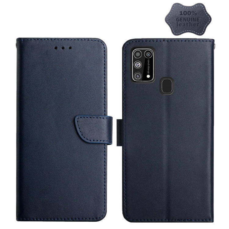 Genuine Leather Fingerprint-proof Horizontal Flip Phone Case, For Samsung Galaxy A40, For Samsung Galaxy A41, For Samsung Galaxy A42 5G, For Samsung Galaxy A50, For Samsung Galaxy A51, For Samsung Galaxy A51 5G, For Samsung Galaxy A70                  ...