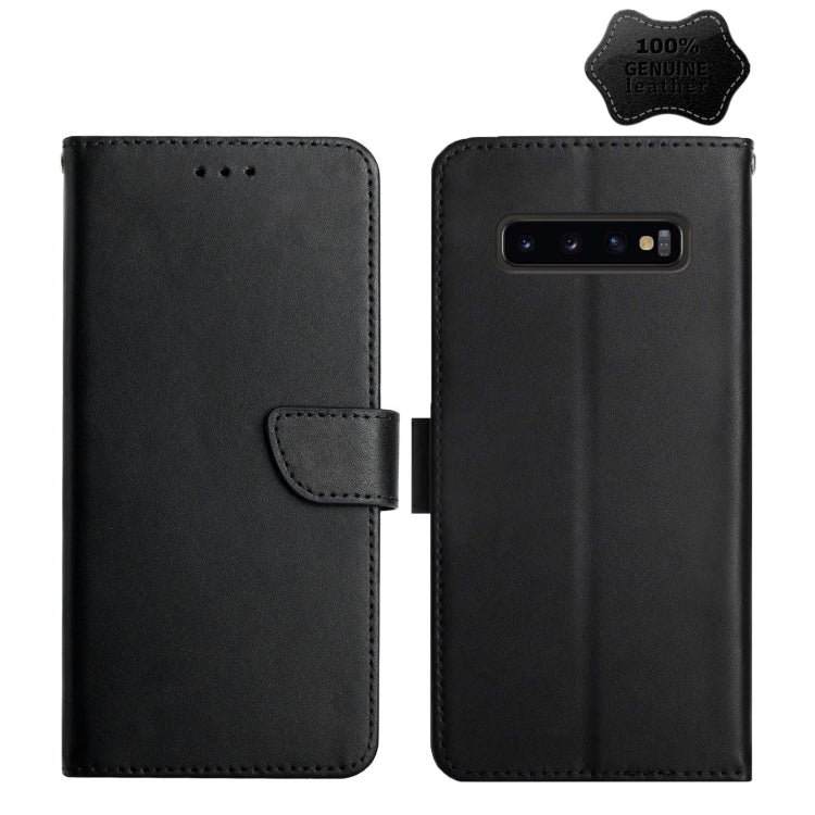 Genuine Leather Fingerprint-proof Horizontal Flip Phone Case, For Samsung Galaxy Note20 Ultra, For Samsung Galaxy S10, For Samsung Galaxy S10e, For Samsung Galaxy S10+, For Samsung Galaxy S20, For Samsung Galaxy S20 FE, For Samsung Galaxy S20+         ...
