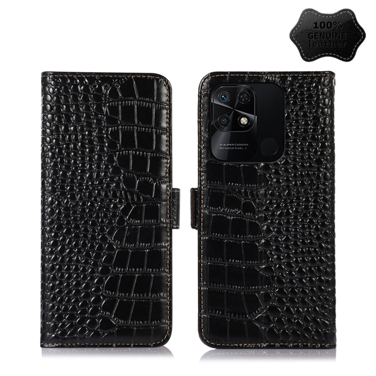 Crocodile Top Layer Cowhide Leather Phone Case, For Xiaomi Redmi 10C / 10 India, For Xiaomi Redmi K40S, For Xiaomi Redmi K50 / K50 Pro, For Xiaomi Redmi K50 Gaming, For Xiaomi Redmi Note 11 4G/11S 4G Global, For Xiaomi Redmi Note 11 Pro 4G / 5G Global ...