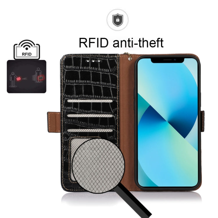 Crocodile Top Layer Cowhide Leather Phone Case, For Xiaomi Redmi 10C / 10 India, For Xiaomi Redmi K40S, For Xiaomi Redmi K50 / K50 Pro, For Xiaomi Redmi K50 Gaming, For Xiaomi Redmi Note 11 4G/11S 4G Global, For Xiaomi Redmi Note 11 Pro 4G / 5G Global ...
