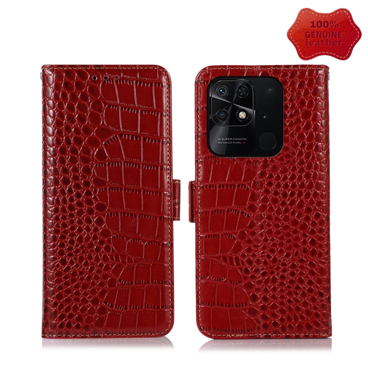 Crocodile Top Layer Cowhide Leather Phone Case, For Xiaomi Redmi 10C / 10 India, For Xiaomi Redmi K40S, For Xiaomi Redmi K50 / K50 Pro, For Xiaomi Redmi K50 Gaming, For Xiaomi Redmi Note 11 4G/11S 4G Global, For Xiaomi Redmi Note 11 Pro 4G / 5G Global ...