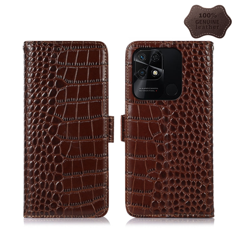 Crocodile Top Layer Cowhide Leather Phone Case, For Xiaomi Redmi 10C / 10 India, For Xiaomi Redmi K40S, For Xiaomi Redmi K50 / K50 Pro, For Xiaomi Redmi K50 Gaming, For Xiaomi Redmi Note 11 4G/11S 4G Global, For Xiaomi Redmi Note 11 Pro 4G / 5G Global ...