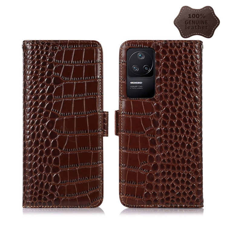Crocodile Top Layer Cowhide Leather Phone Case, For Xiaomi Redmi 10C / 10 India, For Xiaomi Redmi K40S, For Xiaomi Redmi K50 / K50 Pro, For Xiaomi Redmi K50 Gaming, For Xiaomi Redmi Note 11 4G/11S 4G Global, For Xiaomi Redmi Note 11 Pro 4G / 5G Global ...