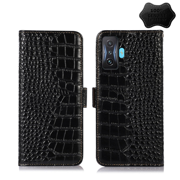 Crocodile Top Layer Cowhide Leather Phone Case, For Xiaomi Redmi 10C / 10 India, For Xiaomi Redmi K40S, For Xiaomi Redmi K50 / K50 Pro, For Xiaomi Redmi K50 Gaming, For Xiaomi Redmi Note 11 4G/11S 4G Global, For Xiaomi Redmi Note 11 Pro 4G / 5G Global ...