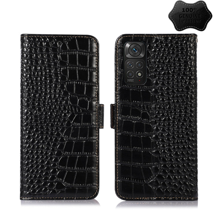 Crocodile Top Layer Cowhide Leather Phone Case, For Xiaomi Redmi 10C / 10 India, For Xiaomi Redmi K40S, For Xiaomi Redmi K50 / K50 Pro, For Xiaomi Redmi K50 Gaming, For Xiaomi Redmi Note 11 4G/11S 4G Global, For Xiaomi Redmi Note 11 Pro 4G / 5G Global ...