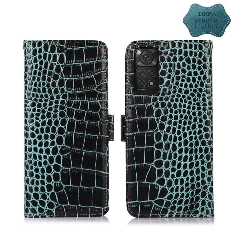 Crocodile Top Layer Cowhide Leather Phone Case, For Xiaomi Redmi 10C / 10 India, For Xiaomi Redmi K40S, For Xiaomi Redmi K50 / K50 Pro, For Xiaomi Redmi K50 Gaming, For Xiaomi Redmi Note 11 4G/11S 4G Global, For Xiaomi Redmi Note 11 Pro 4G / 5G Global ...
