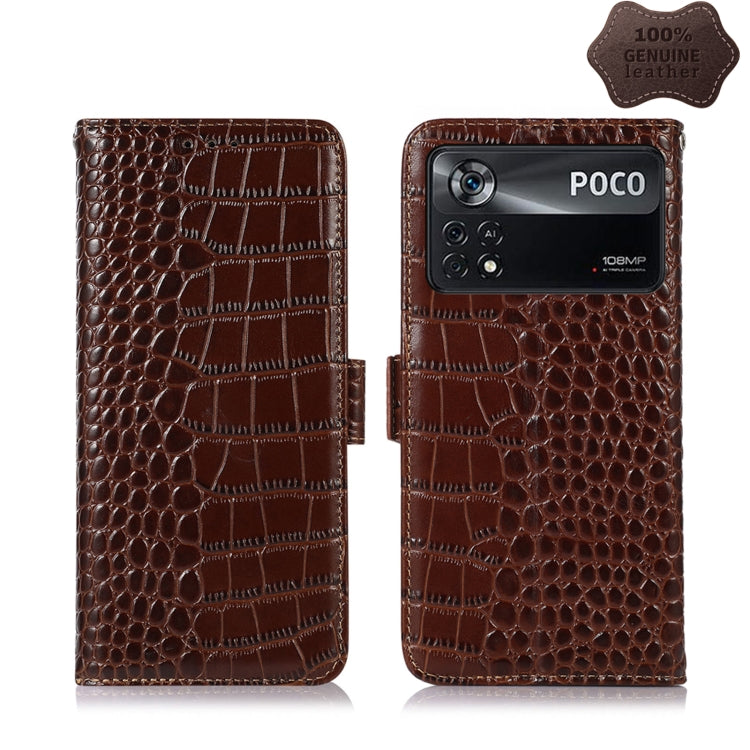 Crocodile Top Layer Cowhide Leather Phone Case, For Xiaomi Redmi 10C / 10 India, For Xiaomi Redmi K40S, For Xiaomi Redmi K50 / K50 Pro, For Xiaomi Redmi K50 Gaming, For Xiaomi Redmi Note 11 4G/11S 4G Global, For Xiaomi Redmi Note 11 Pro 4G / 5G Global ...