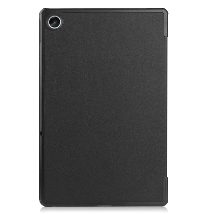 Custer Texture 3-Fold Holder Smart Leather Tablet Case, For Lenovo Tab M10 Plus 10.6 3rd Gen 2022