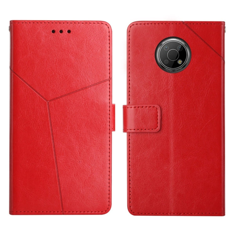 Y Stitching Horizontal Flip Leather Phone Case, For Nokia G300, For Nokia X10 / X20, For Nokia XR20