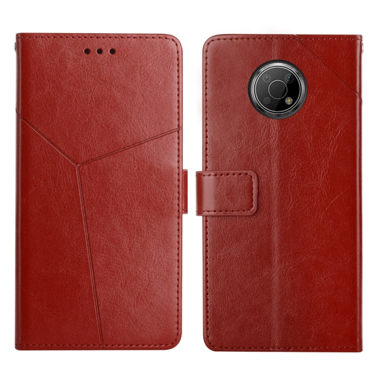 Y Stitching Horizontal Flip Leather Phone Case, For Nokia G300, For Nokia X10 / X20, For Nokia XR20