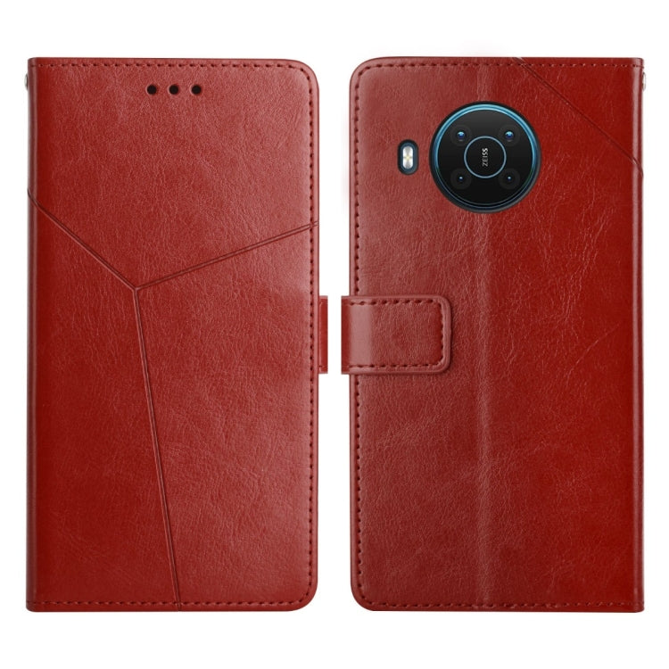 Y Stitching Horizontal Flip Leather Phone Case, For Nokia X10 / X20, For Nokia XR20