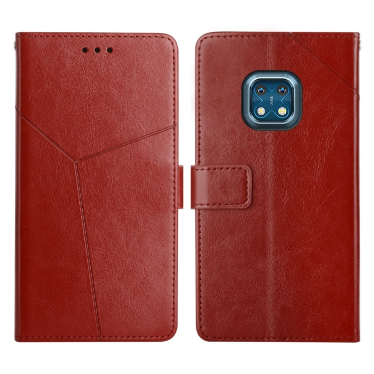 Y Stitching Horizontal Flip Leather Phone Case, For Nokia X10 / X20, For Nokia XR20